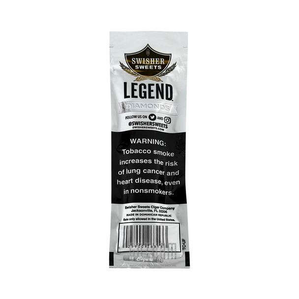 Swisher Sweets Legend Diamond back puoch