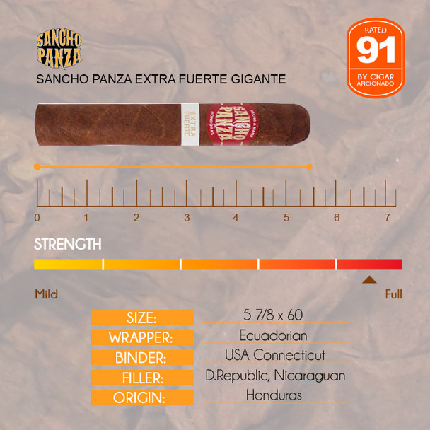 Sancho Panza Extra Fuerte Gigante info