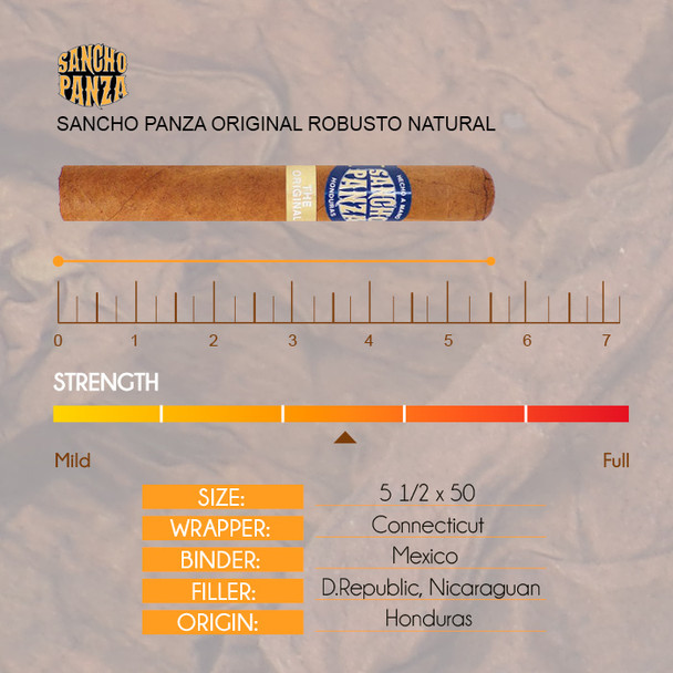 Sancho Panza Original Robusto Natural info