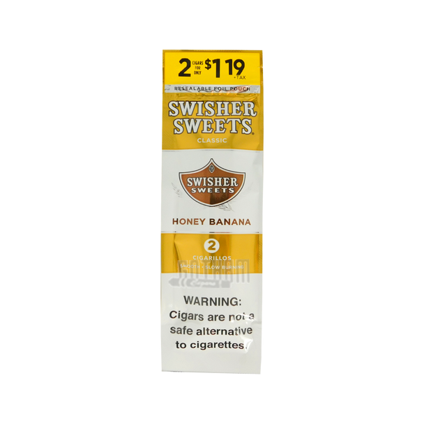 Swisher Sweets Cigarillos Honey Banana  pouch front