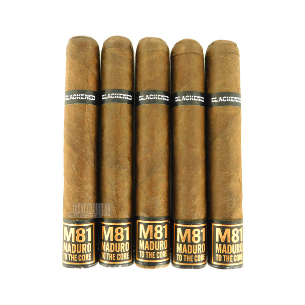 Blackened M81 Robusto 5 pack