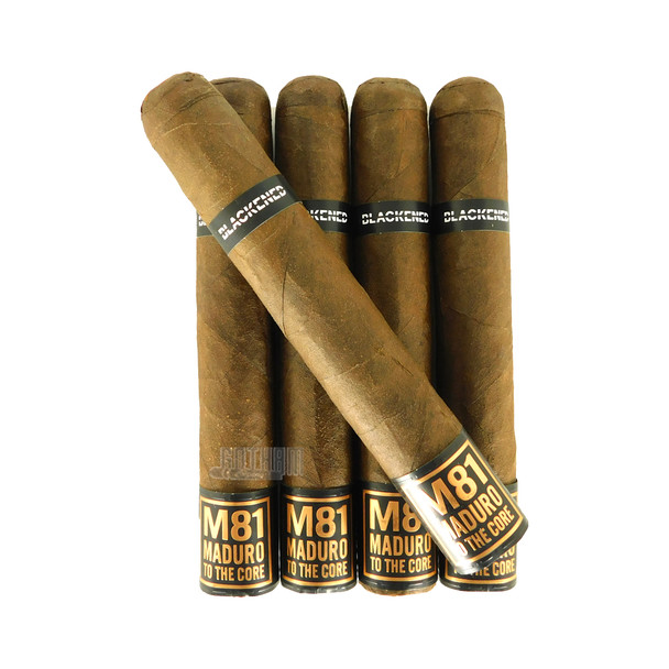 Blackened M81 Robusto 5 pack with stick