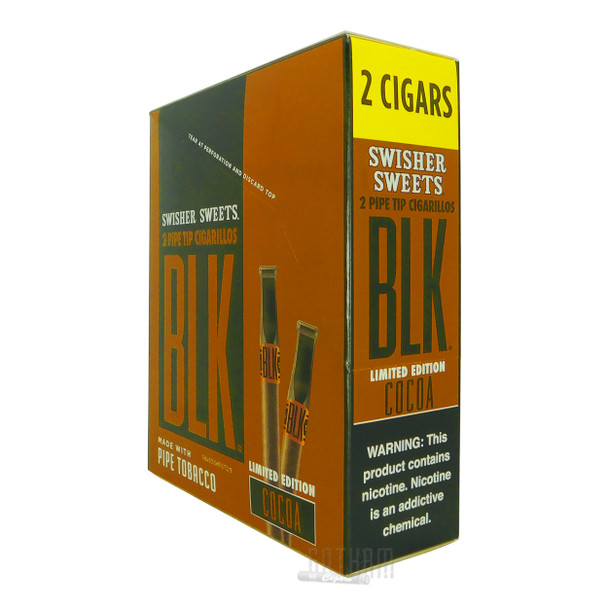 Swisher Sweets BLK Tip Cigarillos Cocoa Box