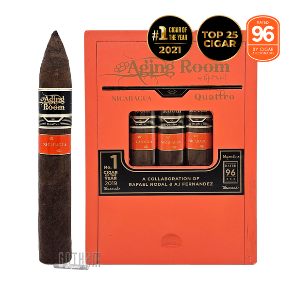 Aging Room Quattro Nicaragua Maestro Box of 10 and Stick