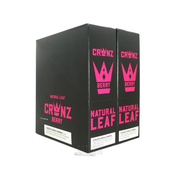 CRWNZ Natural Leaf Cigarillos Berry box