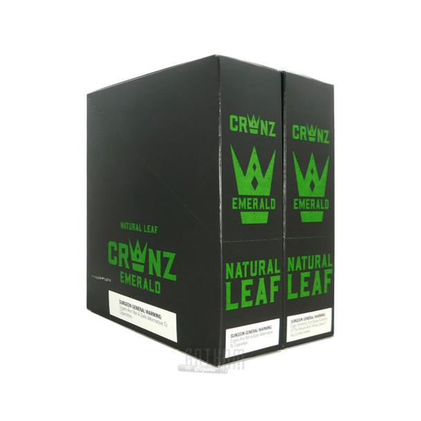 CRWNZ Natural Leaf Cigarillos Emerald box