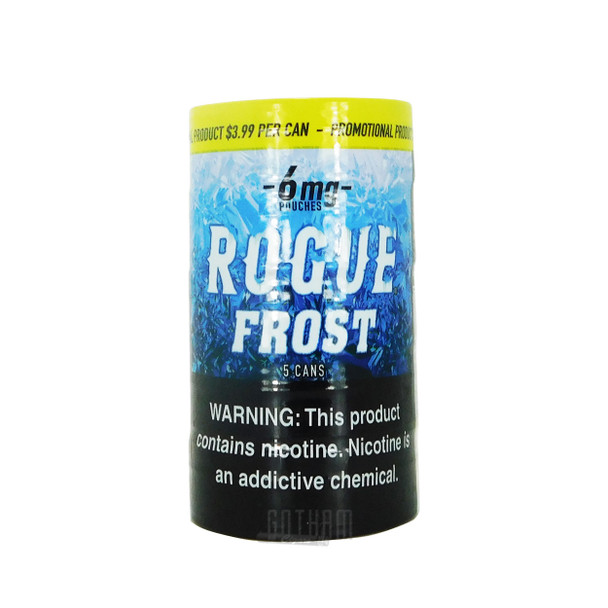 Rogue Nicotine Pouches Pre-Priced $3.99 5 tins