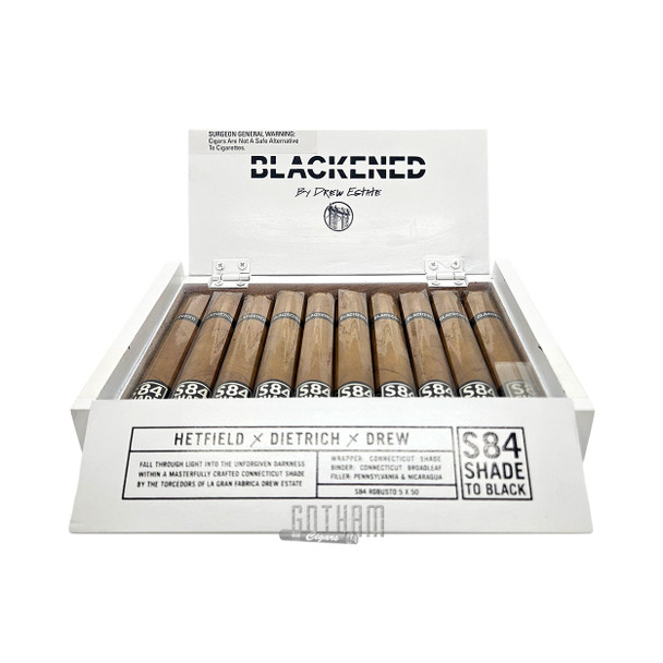 Blackened S84 Shade To Black Robusto Box