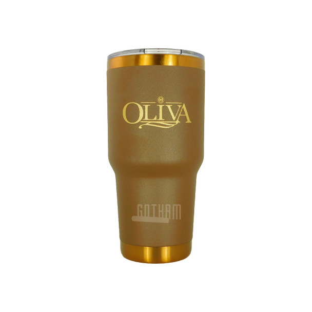 Oliva Brown & Gold Tumbler