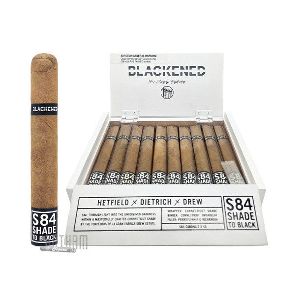 Blackened S84 Shade To Black Coron Box and Single Stick