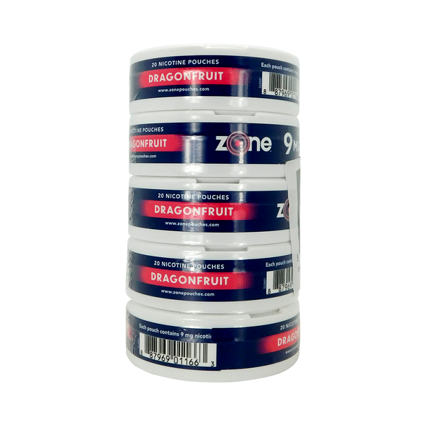 Zone Nicotine Pouches 9mg Dragon Fruit