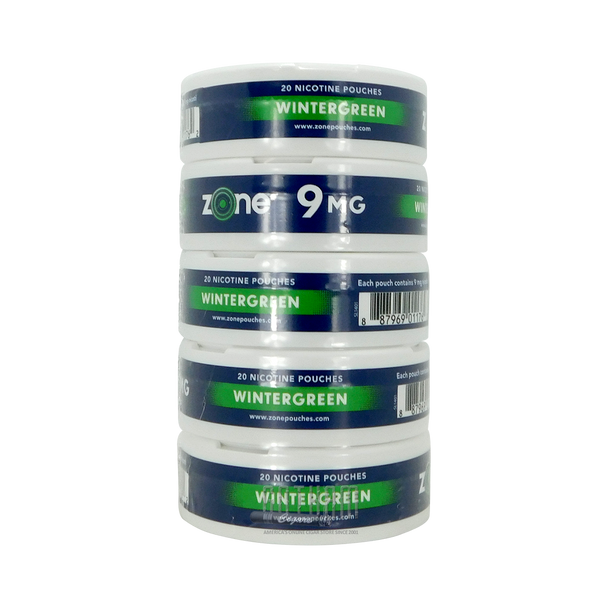 Zone Nicotine Pouches 9mg Wintergreen