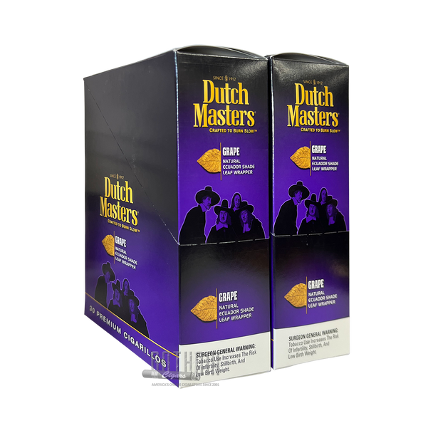 Dutch Masters Cigarillos 2 Box Side