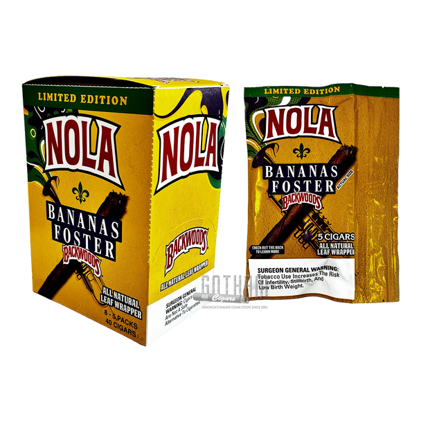 Backwoods NOLA Bananas Foster Limited Edition Box with Pouch