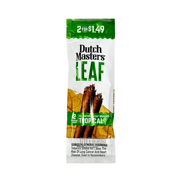 Dutch Masters Leaf Tropical - Front of the Pouch