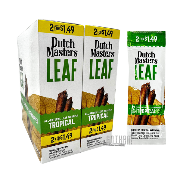 Dutch Masters Leaf Tropical - Box with Single Pouch