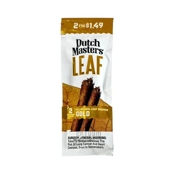 Dutch Masters Leaf Gold - Front of the Pouch