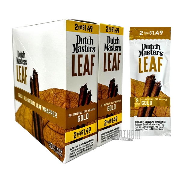 Dutch Masters Leaf Gold - Box with Single Pouch