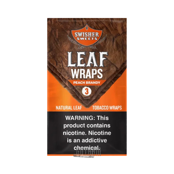 Swisher Sweets Leaf Wrap - Peach Brandy Swisher Sweets Leaf Wrap - Peach Brandy