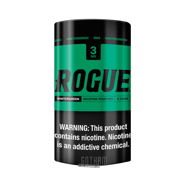 Rogue Nicotine Pouche 3mg: Wintergreen Roll