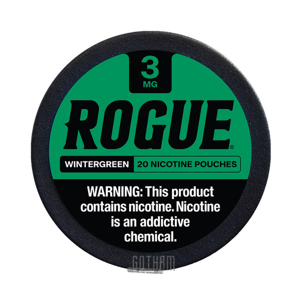 Rogue Nicotine Pouche 3mg: Wintergreen Can
