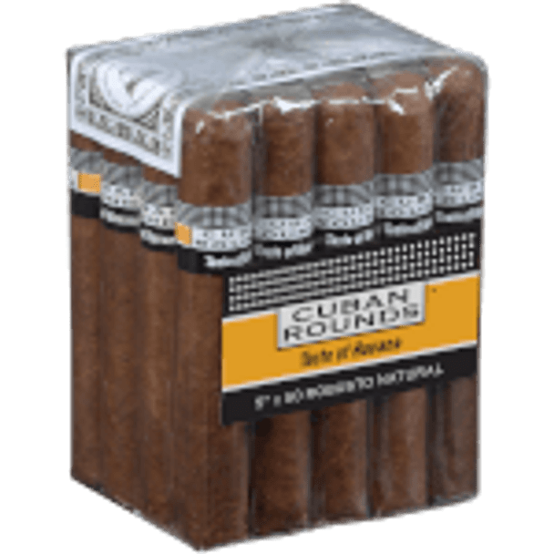 Cuban Rounds Natural Robusto Pack