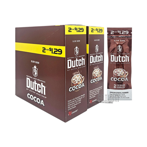 Dutch Masters Cigarillos Cocoa Limited Edition Box and Pouch