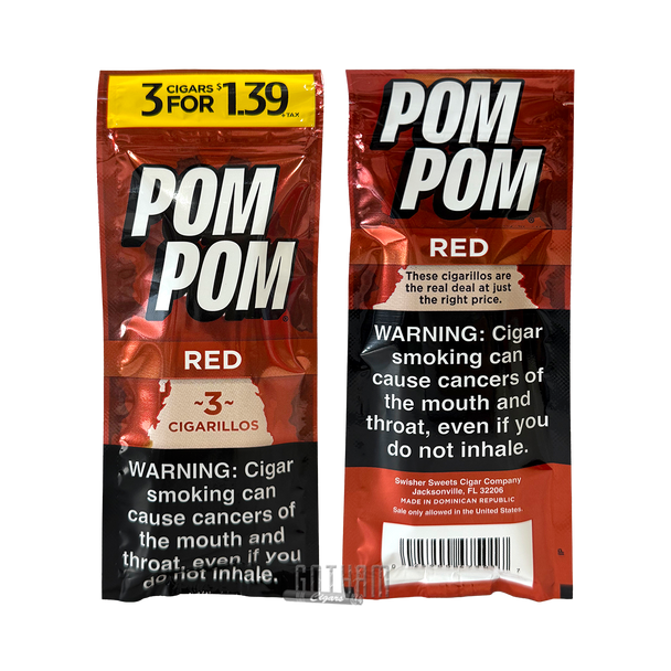 Pom Pom Cigarillos Sweet Pouch Front and Back