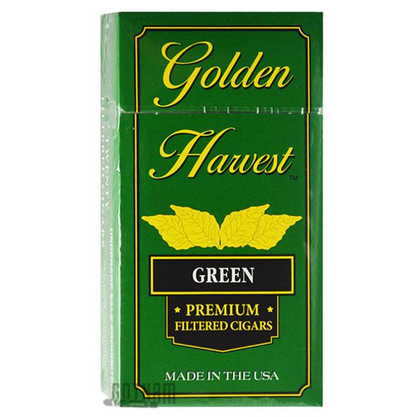 Golden Harvest Filtered Cigars Menthol pack