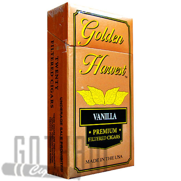 Golden Harvest Filtered Cigars Vanilla pack