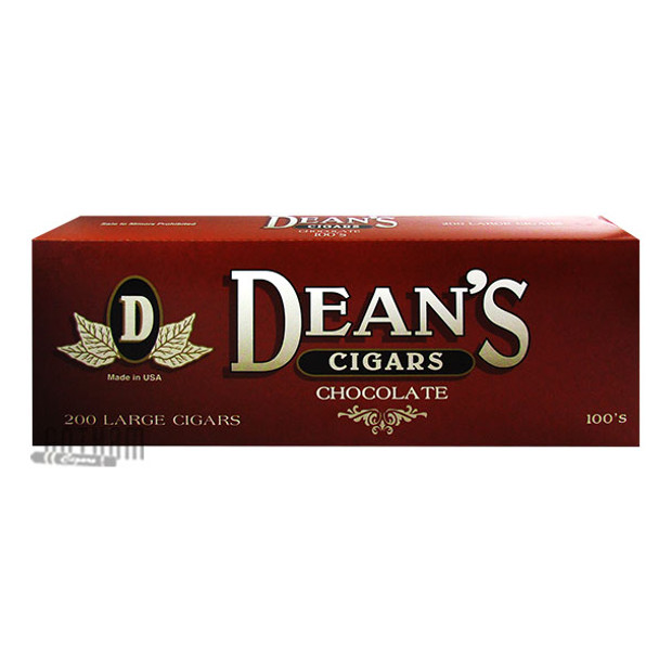 Dean's Large Cigars Chocolate 100 carton