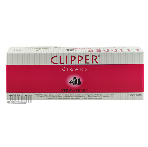 Clipper Filtered Cigars Strawberry 100's carton