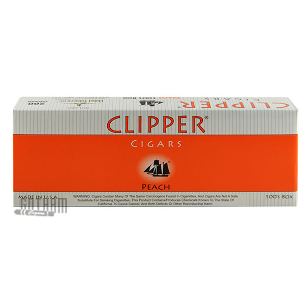 Clipper Filtered Cigars Peach 100's carton