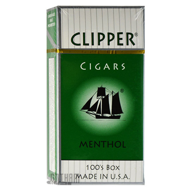 Clipper Filtered Cigars Menthol 100's pack