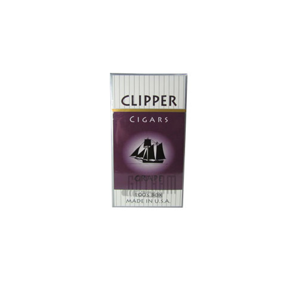 Clipper Filtered Cigars Grape 100's pack