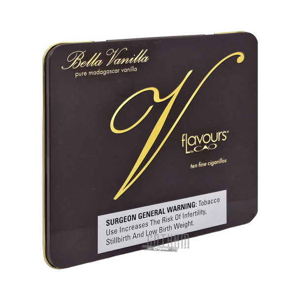 CAO Bella Vanilla Cigarillos  Pouch side