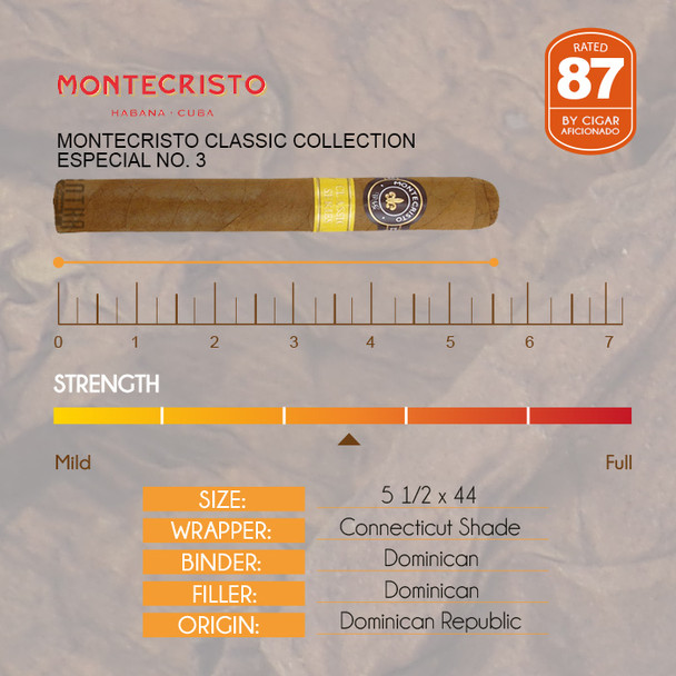 Montecristo Classic Collection Especial No. 3