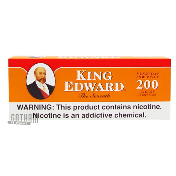 King Edward Filtered Cigars Regular Box