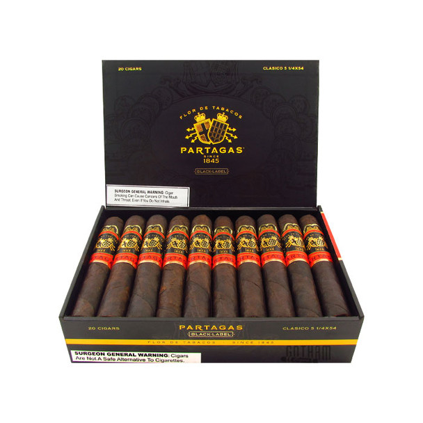 Partagas Black Label Clasico Open Box