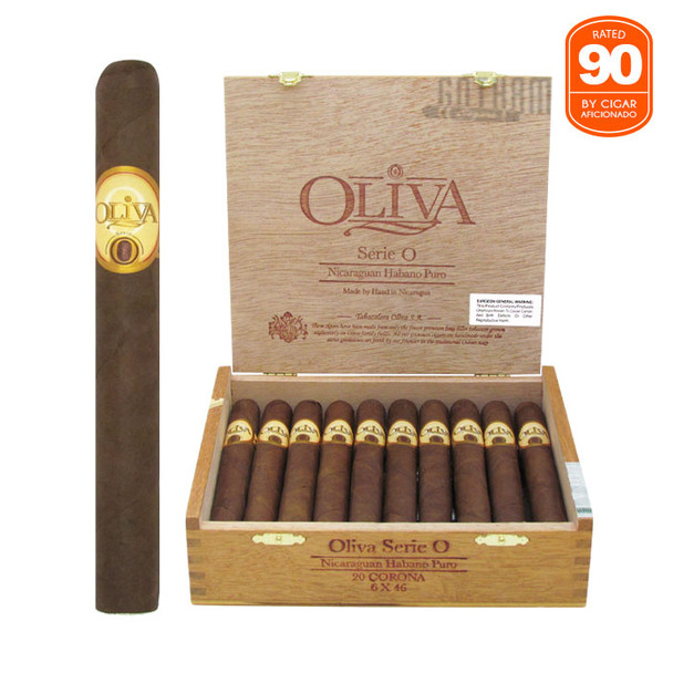 Oliva Serie O Corona Open box and stick