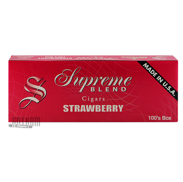 Supreme Blend Filtered Cigars Strawberry carton