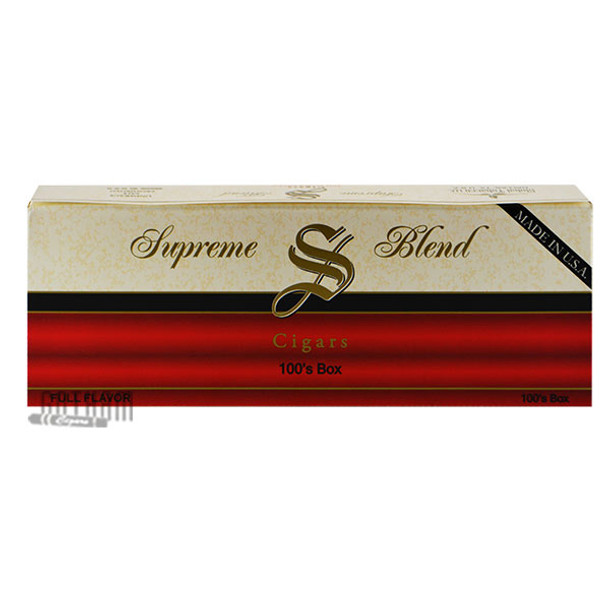 Supreme Blend Filtered Cigars Full Flavor carton