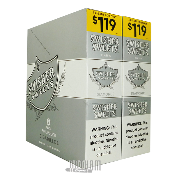 Swisher Un - Sweet The New Diamonds Cigarillo Box
