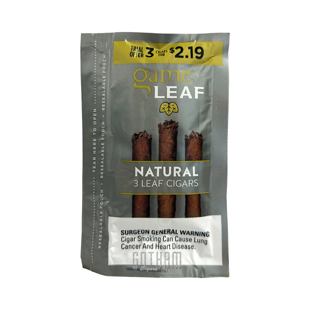 Game Leaf Natural Pouch front