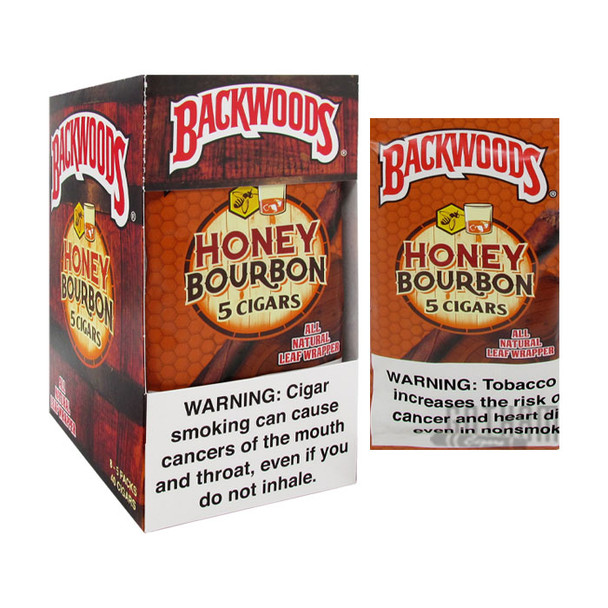 Backwoods Honey Bourbon Box and Foil Pack