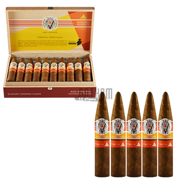 AVO Syncro Nicaragua Fogata Short Torpedo box and 5 pack