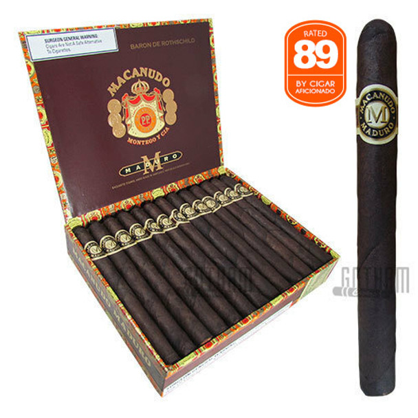 Macanudo Maduro Baron De Rothschild Box