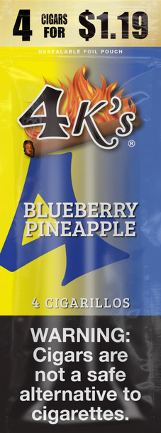 Good Times 4Ks Cigarillos Blueberry Pineapple Pack