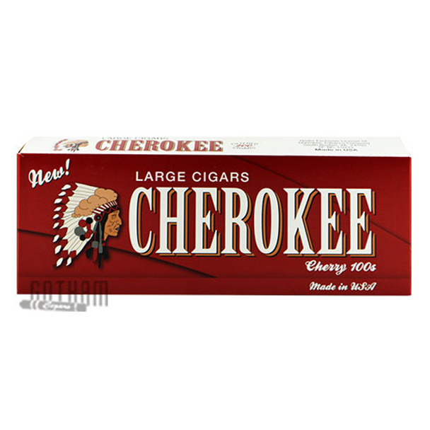 Cherokee Filtered Cigars Cherry Box