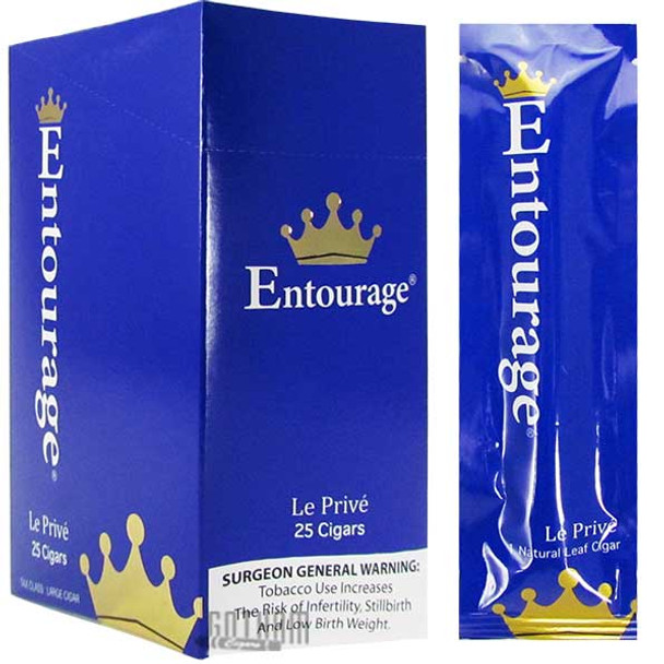 Entourage Le Prive carton and pack